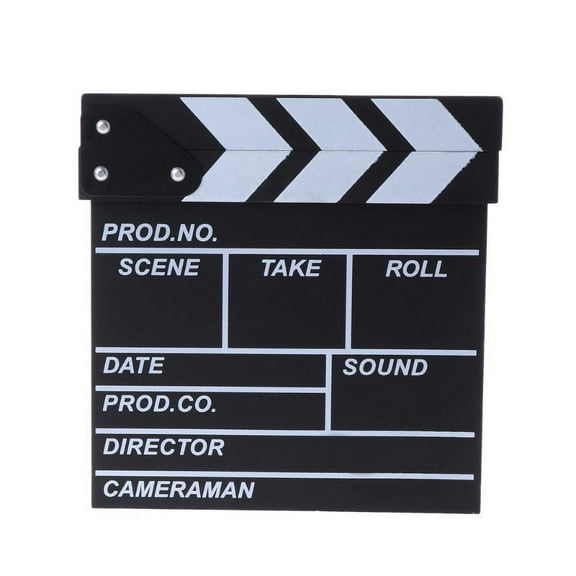 JZROCKER Film Director's Clapper Board Movie Scene Clapboard Photography Props