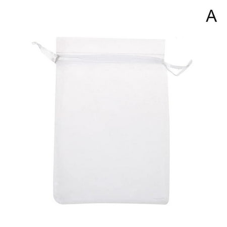 

7*9cm Pure Color Yarn Bag Bundle Mouth Gift Bag Organ-gauze Candy Yarn Bag Bag Storage Net Bag G9P5