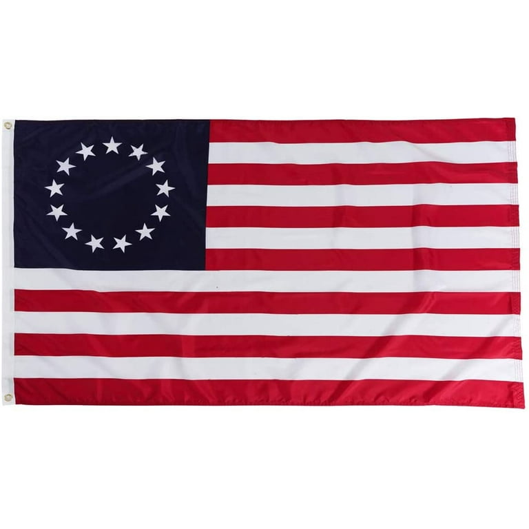 Betsy Ross American US Flag 3x5 Outdoor- 13 Stars Colonies