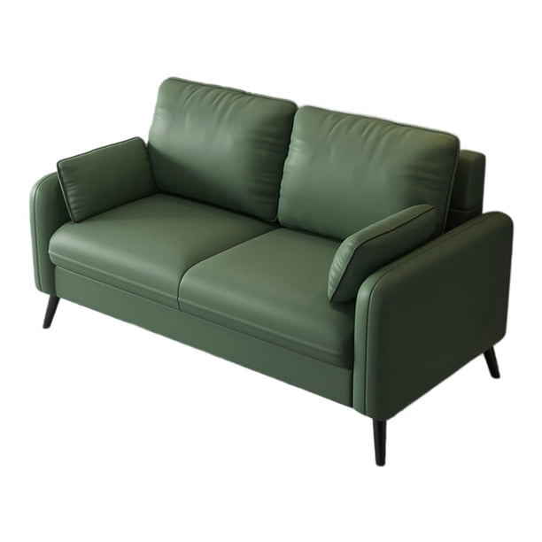 Loveseat Sillón Sólido Versátil Que Ahorra Espacio Para El Hogar Apartamento Interior Verde