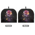 thumbnail image 2 of HELLHERO Colorful Rose Coffee Pot Warmer Cover Protector Durable Not Easily Deformed Polyester Canvas for Kitchen, 2 of 7