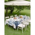 thumbnail image 3 of Outdoor Tablecloth with Umbrella Hole and Zipper, Blue Fall Rectangle Table Cloth 54x80 Inch Waterproof Tablecloth, Thanksgiving Pumpkins Weeping Botanical Picnic Table Cover for Patio Camping, 3 of 7