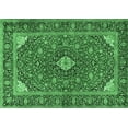 thumbnail image 1 of Ahgly Company Indoor Rectangle Persian Emerald Green Traditional Area Rugs, 5' x 7', 1 of 4
