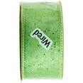 thumbnail image 3 of Offray Ribbon, Citrus Green 1 1/2 inch Wired Edge Sheer Polyester Ribbon, 9 feet, 3 of 8