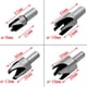 thumbnail image 5 of Juego de brocas para carpintería de 6 mm, 10 mm, 13 mm y 16 mm de primera calidad para crear tapones perfectos Cortadores de tapones de madera de acero de alta velocidad, 5 of 6