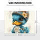 thumbnail image 2 of Fotbe Cute Sunflower Blue Duck Alfombrilla de Secado para Cocina con Estampado, 18x24 Pulgadas, 2 of 7