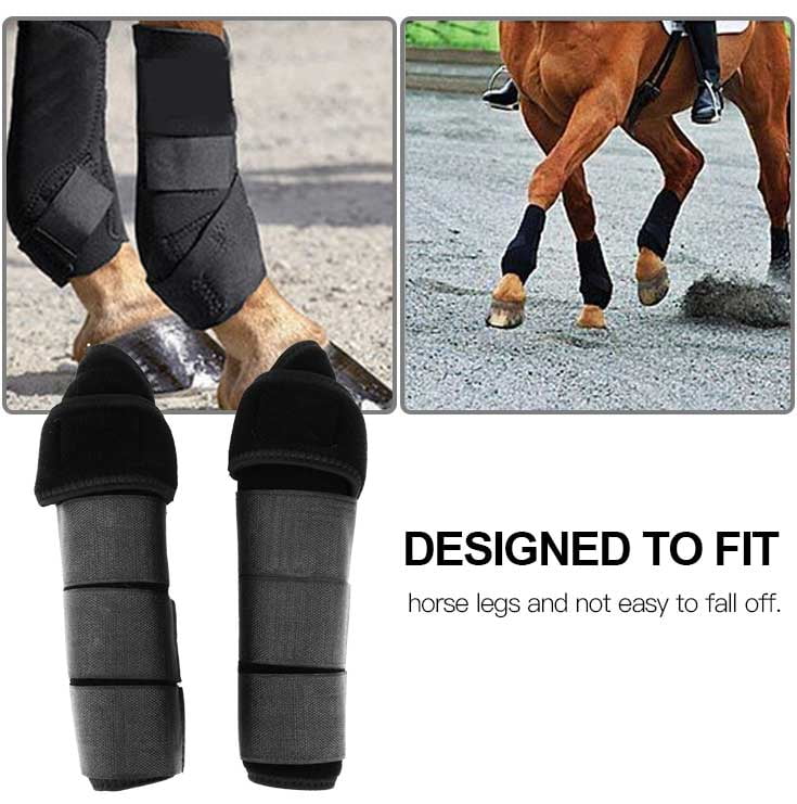 OTVIAP Hisea 1 Pair Horse Leg Protection Wraps Horses Legs Boots for