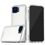 XPM for Samsung Galaxy A57 Phone Case, Clear Colored Shockproof Transparent Hard PC + Rubber TPU Hybrid Bumper Shell Slim Protective Cover for Samsung A57 (Clear)