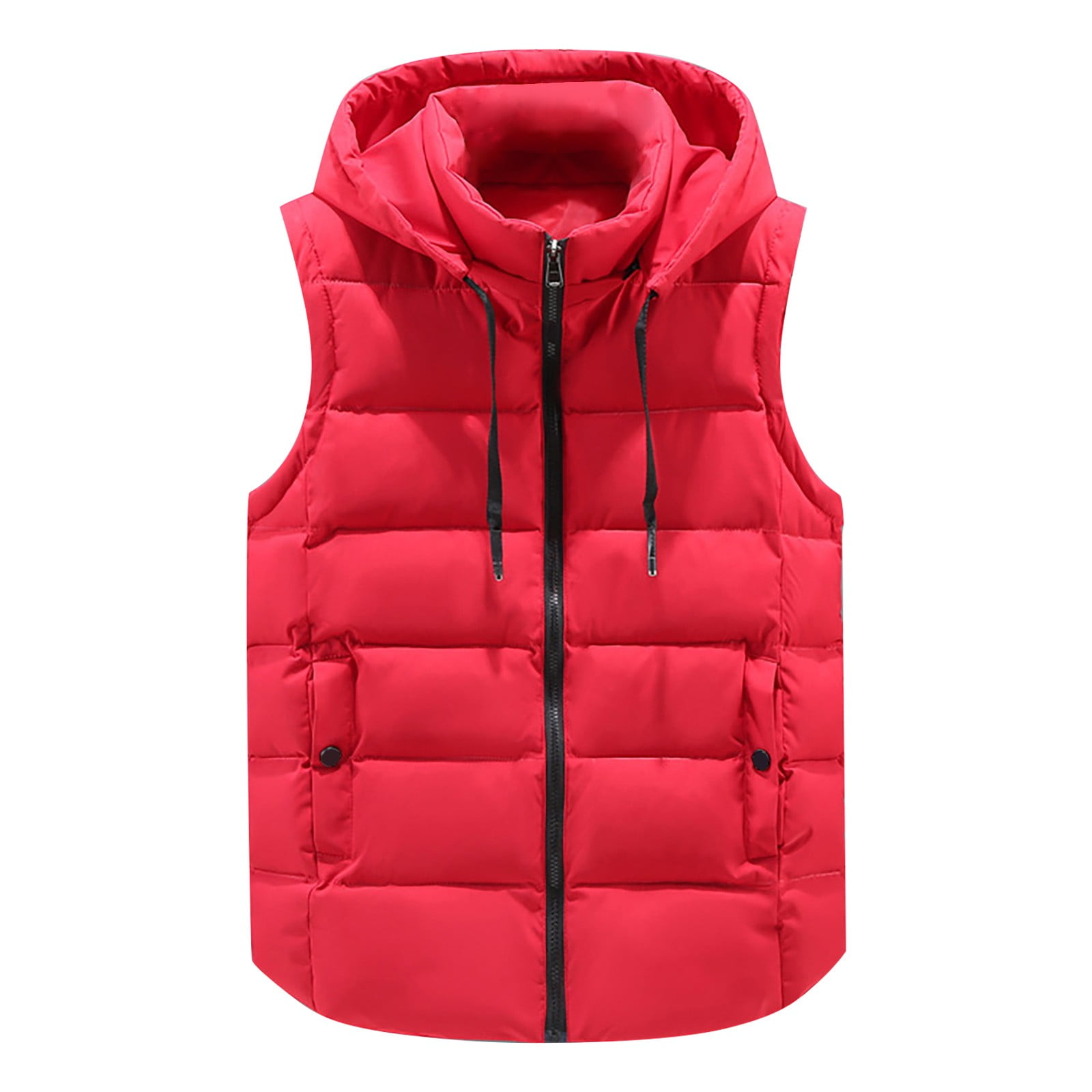 CAICJ98 Puffer Vest Women Women's Vest Padded Stand Collar