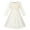 Light Beige, variant on Girls Dress Flower Lace White Collar Skirt Dress 4