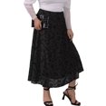 thumbnail image 6 of FOLUNSI Women Plus Size Double Layer Plush Mesh Long Maxi Skirt m-4xl, 6 of 6