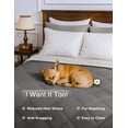 thumbnail image 5 of Zonli Z-Magic Cooling Bamboo Viscose Comforter Breathable Gray 90x108, 5 of 8