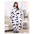 thumbnail image 1 of Pijamas de franela con calaveras para niños y niñas, de otoño e invierno, con dibujos de animales, ardillas, siamés, ropa para el hogar, con puntadas de murciélago, 1 of 6