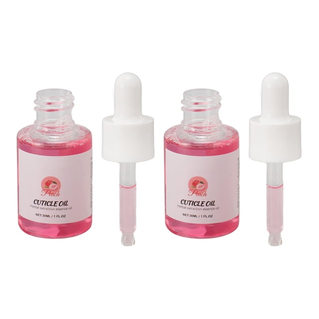 Aceite de Unas de Cutícula, Alivia La Sequedad de 30 ml 2 piezas de absorción Iluminando el fortalecimiento de la suavización del cuidado del cuidado de las uñas para para