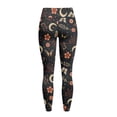 thumbnail image 6 of Renewold Butterfly Flower Leaf Moon Womens Leggings with Pockets High Waist Hip Lift Tummy Control Pocket Yoga Pants Buttery Soft Stretchy Workout Yoga Pants with Plus Size, 3XL, 6 of 8