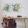thumbnail image 2 of Stupell Industries Eclectic Flower Bundles Floral Painting White Framed Art Print Wall Art, 24 x 24, Set of 2, 2 of 8