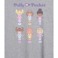thumbnail image 3 of Polly Pocket - Polly Pocket Doll Grid - Women's Oversized Graphic T-Shirt, 3 of 5