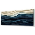 thumbnail image 2 of Designart "Coastal Wave's Edge in Blue and White" Oversized Coastal Wall Art - Coastal Blue Coastal Minimalism Living Room Canvas Art, 2 of 5