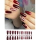 thumbnail image 2 of 24 Pcs Glittering False Nail Valentines Day Press On Nail French Cats Eye Stick on Nail Glossy Artificial Nail, 2 of 4