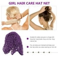 thumbnail image 3 of NIAIZEK Violet Polyester Sleep Hair Net for Hair, and Stylish Hair Cap, 3 of 7