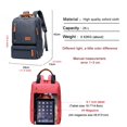 thumbnail image 2 of Laptop Business Backpack Inch Light Lady Bag Gray Travel 2022 Cloth Backpack Casual Men Computer 15 Waterproof Anti-theft Oxford, 2 of 5