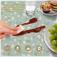 thumbnail image 6 of Pioneer Flower Floral Print Pattern Round Tablecloth 60 X 60 Inch, Wrinkle Resistant Wipeable Table Cloth for Kitchen Dining Picnic Patio Party, 6 of 6