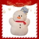 thumbnail image 4 of Cojines navideños de peluche, adornos navideños, lindos muñecos de peluche suaves con forma de muñeco de nieve, cojines decorativos, juguetes de peluche de dibujos animados, regalos navideños para, 4 of 6