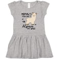 thumbnail image 3 of Inktastic Meemaw's You Say Alpaca My Bags Girls Toddler Dress, 3 of 5