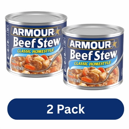 Armour Star Classic Homestyle Beef Stew, 20 oz Can (2 Pack)