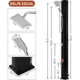 thumbnail image 2 of LAZY BUDDY 9.3 Gallon Solar Heated Shower, 7.1FT Height Outdoor Shower with 360 Rotating Rainfall, Handheld Head, Temperature Adjustment & Foot Faucet, for Poolside, Backyard, Beach, Garden, 2 of 8