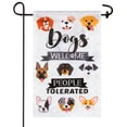 thumbnail image 6 of (2 pack) Meadow Creek 11.5" x 18" Pets Spoiled Here Outdoor Yard Flag, 6 of 6