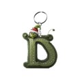 thumbnail image 1 of Grinch Christmas Decorations Green Hair Keychain Initial Acrylic Pendant Decorative Gift Car Keychain Backpack Keychain, 1 of 2