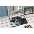 thumbnail image 2 of Carolines Treasures 7419JMAT Tapis Intérieur Ou Extérieur Visage Labrador Noir 24 x 36 Po., 2 of 4