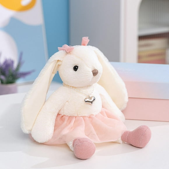 Princess Plush Toy, Soft Cute Bunny Doll Handmade Long Ear Elegant Bunny Toys for Kids Playtime