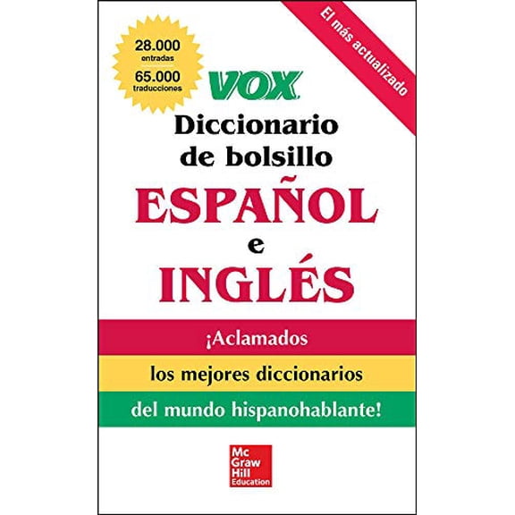 Pre-Owned VOX Diccionario de bolsillo espaÃ±ol y inglÃ©s Paperback