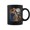 Black, variant on Cute Three Cat 3 Cat Moon Howling 3 Wolfs Kitten Coffee Mugs