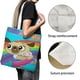 thumbnail image 3 of Chip y Potato Bolso de tela con estampado de lienzo para mujer, bolsa de compras reutilizable y estética, con cremallera interior, regalo para mujer, 35 × 40 cm., 3 of 6