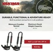Yakima JayHook J-Cradle Rooftop Kayak Mount - Padded with Tie Downs - 2 Pack