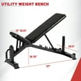 thumbnail image 3 of Lifeline Fitness Adjustable Weight Bench – For Weightlifting and Strength Training, 3 of 9