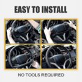 thumbnail image 3 of Car Steering Wheel Protective Cover Auto Spare Parts Cars Non-slip Silicone Light green, 3 of 3