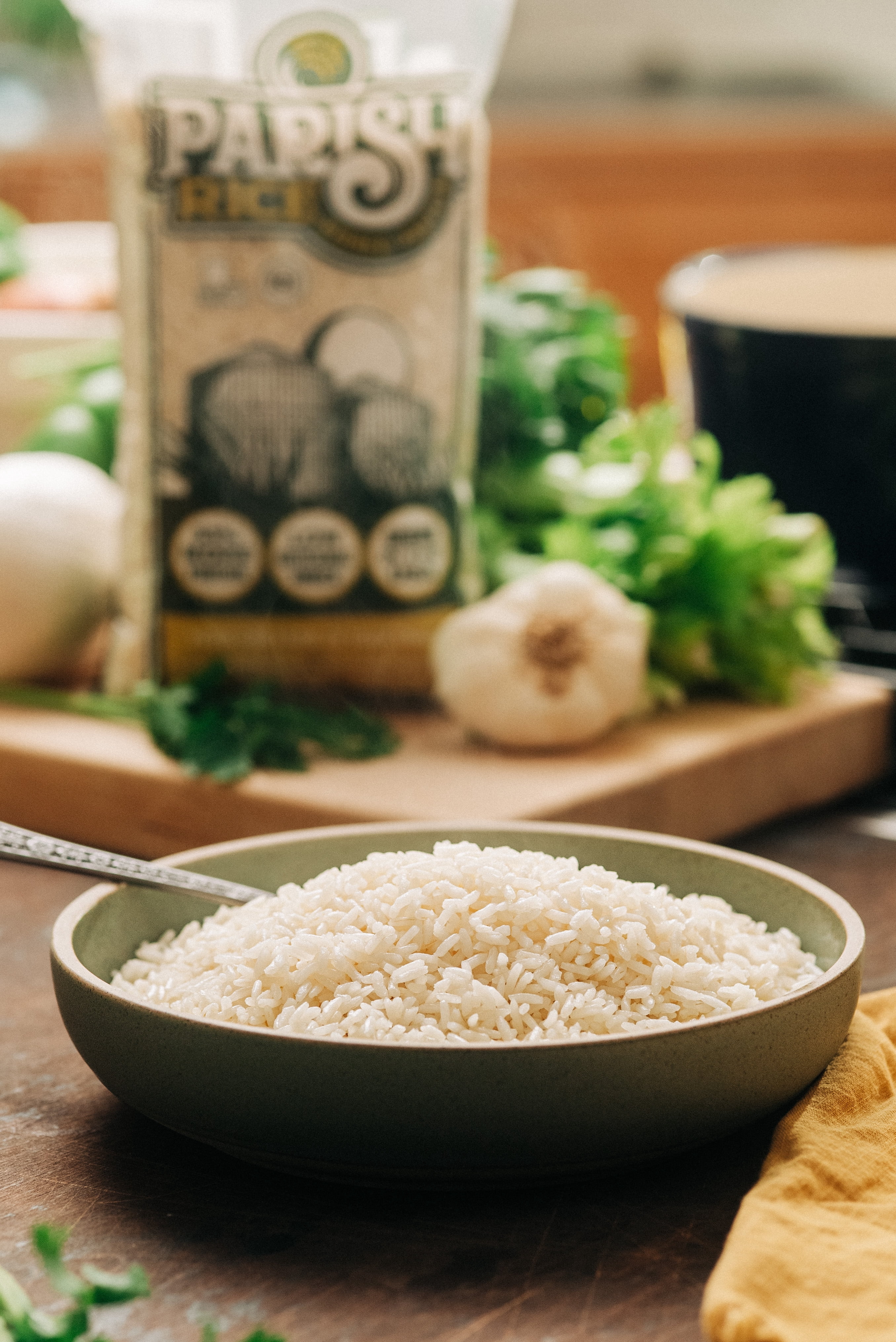(2 pack) Parish Rice, High Protein, Long Grain White Rice with Low Glycemic Index, 2lb Bag