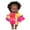 H, variant on Pisexur Black Girl Dolls 13.78inch African American Baby Doll with Dress for Kids Aged 3 4 5 6 7 Years Fashion Play Doll Reborn Baby Toy Doll - Life Size Soft Adjustable Christmas Gifts for Kids