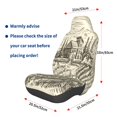 thumbnail image 2 of Picia Vineyard Landscape Print Waterproof Sweating Car Seat Cover for Post Gym Workout, Running, Beach and Hiking, Universal Fit Anti-Slip Bucket Seat Protector, 2 of 5