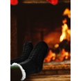thumbnail image 5 of 2 pares de calcetines cálidos de pantuflas para mujer, calcetines peludos de Navidad, calcetines antideslizantes con forro polar esquí esquí Gafas de esquí, 5 of 5