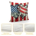 thumbnail image 4 of Heduofu colorlife Stripes Love Hearts Throw Pillow Cover Buffalo Plaid Eucalyptus Leaves Independence Memorial Day Patriotic Decoration for Sofa Couch White, 4 of 5