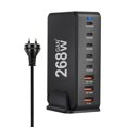 thumbnail image 4 of Chargeur de Bureau 268W 8 Ports USB Type C PD Charge Rapide ъε #∫ вё ]! R0F2, 4 of 8