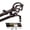 Cocoa, variant on Central Design 4742-992 Giro 0.81 in. Double Curtain Rod, 120-170 in. - Black