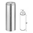 thumbnail image 2 of M & G Duravent 8DT-36CF 8 Inch  x 36 Inch  Dura Vent Duratech Chimney Length  430-alloy Stainless Inner Liner  Galvalume Outer, 2 of 5