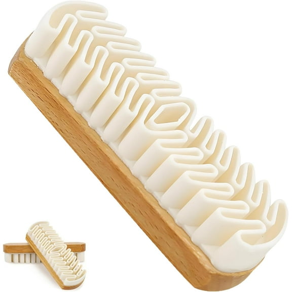 Suede and Nubuck Cleaning Kit, Rubber Shoe Brush and Eraser Set for Boots, Bags, and Leather Jackets