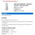 thumbnail image 2 of HVAC Control Light Bulb - Compatible with 2001 - 2003 LS430 2002, 2 of 2
